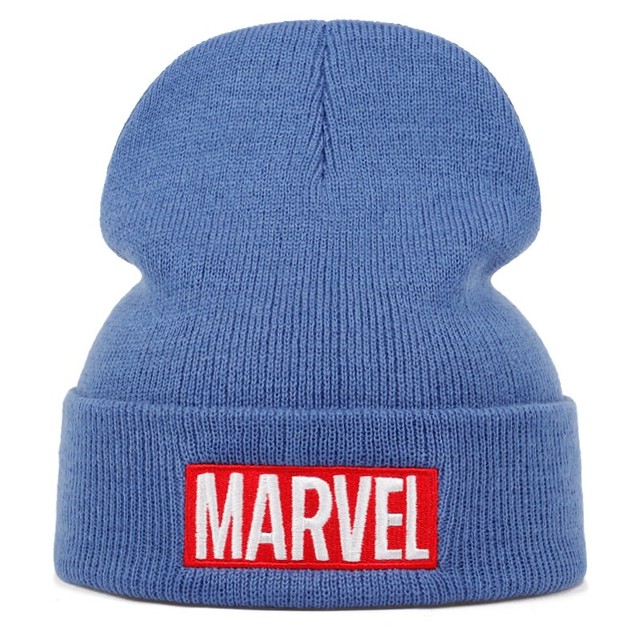 Disney Marvel czapka z dzianiny Anime Cartoon czapki Bonnet mężczyźni kobiety czapka haftowane wełniane czapki zimowe ciepłe Gorras dla paryDisney Marvel czapka dzianinowa Anime Cartoon dla mężczyzn i kobiet z haftem, idealna na zimę - Wianko - 4