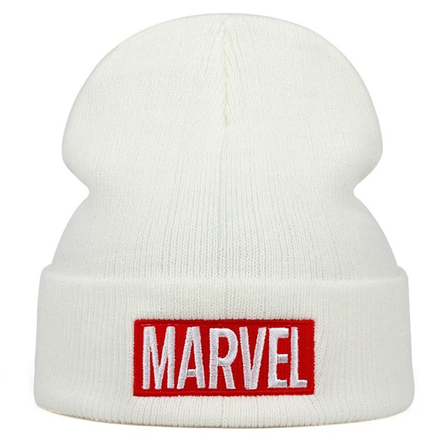 Disney Marvel czapka z dzianiny Anime Cartoon czapki Bonnet mężczyźni kobiety czapka haftowane wełniane czapki zimowe ciepłe Gorras dla paryDisney Marvel czapka dzianinowa Anime Cartoon dla mężczyzn i kobiet z haftem, idealna na zimę - Wianko - 7