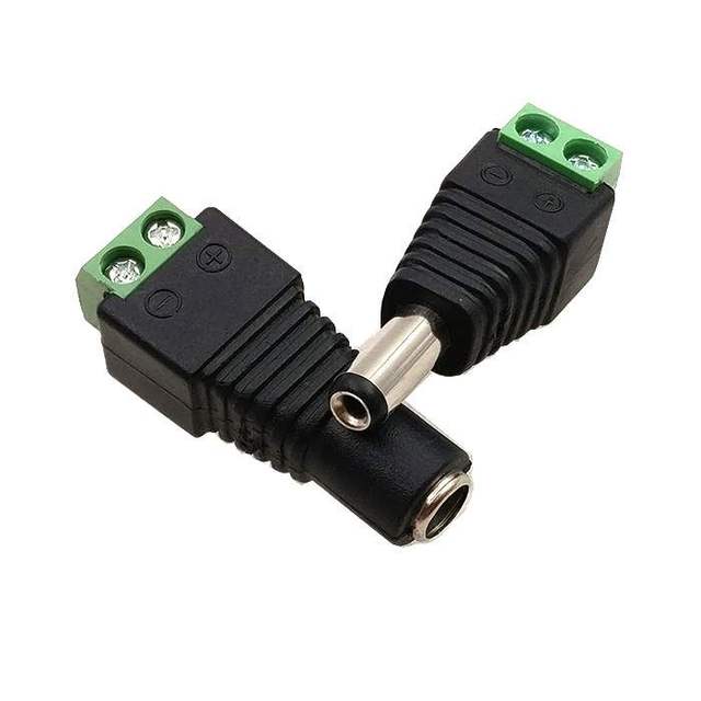 Złącze DC 2.1*5.5mm - 1 szt. kobieta + 1 szt. mężczyzna: adapter gniazda Jack z kablem - Wianko - 21