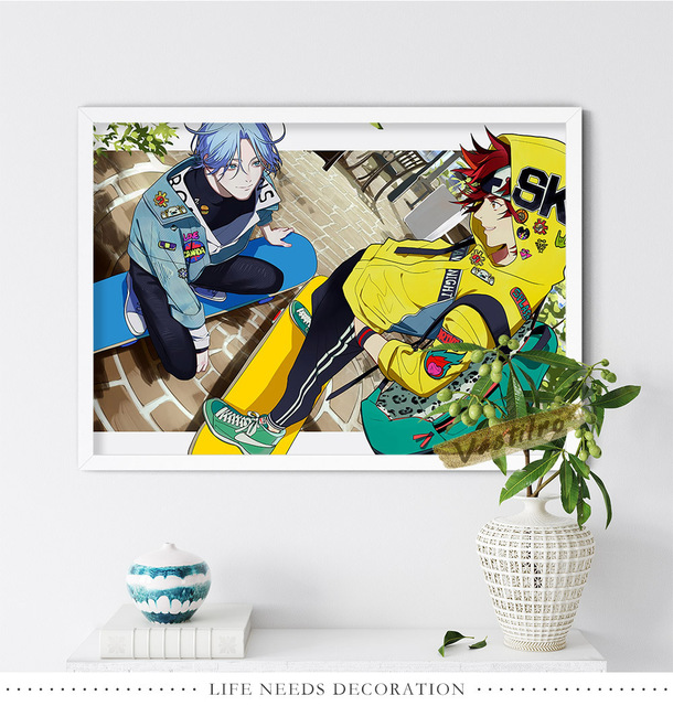 Plakat Cartoon Manga SK∞ - postać z Anime, wydruki artystyczne na płótnie, malarstwo, deskorolka sport, Home Decor, prezent, obraz ścienny - Wianko - 5