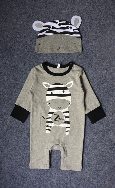 Kombinezon jednoczęściowy dla chłopca i dziewczynki z długim rękawem, kapeluszem i wzorem kreskówkowego tygrysa lub krokodyla - stylowe ubrania na jesień - Wianko - 13