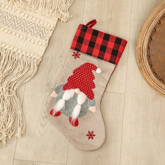 Dekoracje świąteczne - małe buty dzieci, z zawieszką w formie skarpety, nowy rok, cukierkowa torebka na prezent, ozdoby choinkowe i kominkowe - Wianko - 6