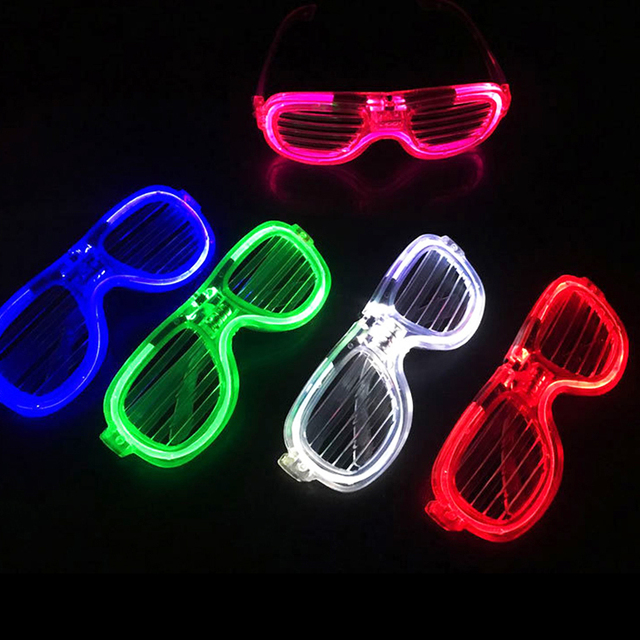 Migające okulary świetlne Neon Flash na Boże Narodzenie, Nowy Rok, urodziny - dekoracja imprezowa - Wianko - 13