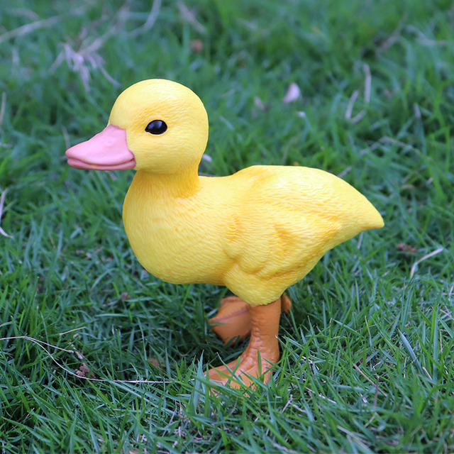 Figurka edukacyjna modelu kaczki z symulacją stada gęsi Farm Swan Goose Gaggle - zabawka dla dzieci z PCV - Wianko - 14