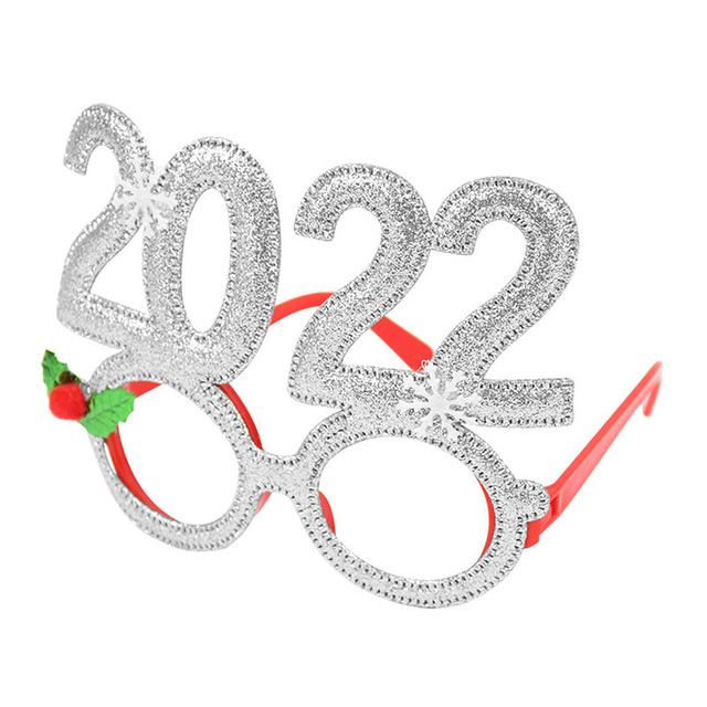 Okulary świąteczne Świętego Mikołaja z motywem choinki i łosia 2022 - rekwizyty imprezowe dla dzieci - Wianko - 12
