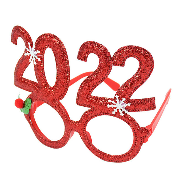 Okulary świąteczne Świętego Mikołaja z motywem choinki i łosia 2022 - rekwizyty imprezowe dla dzieci - Wianko - 11