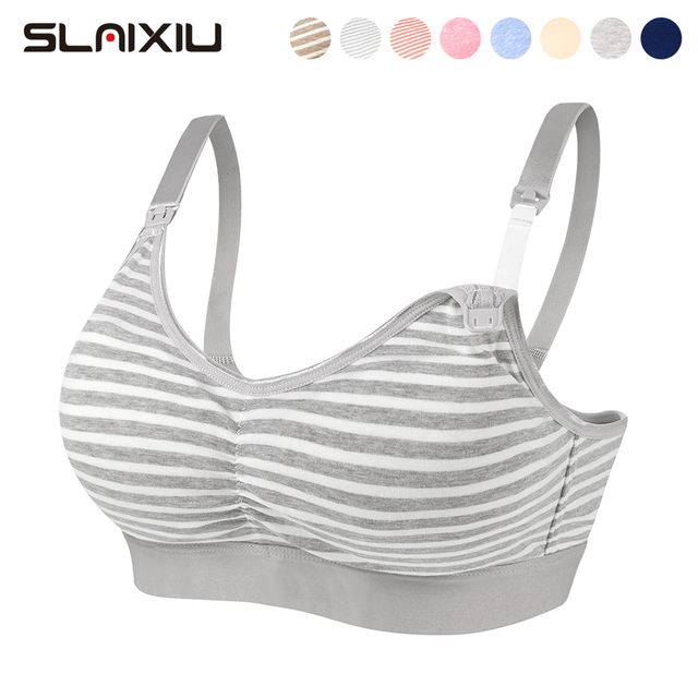 Biustonosze do karmienia piersią SLAIXIU - zestaw zawierający majtki i stanik ciążowy oraz do karmienia dla kobiet - Wianko - 2