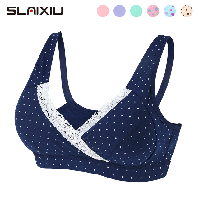 Biustonosze do karmienia piersią SLAIXIU - zestaw zawierający majtki i stanik ciążowy oraz do karmienia dla kobiet - Wianko - 5