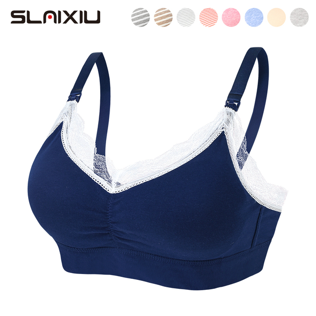 Biustonosze do karmienia piersią SLAIXIU - zestaw zawierający majtki i stanik ciążowy oraz do karmienia dla kobiet - Wianko - 10