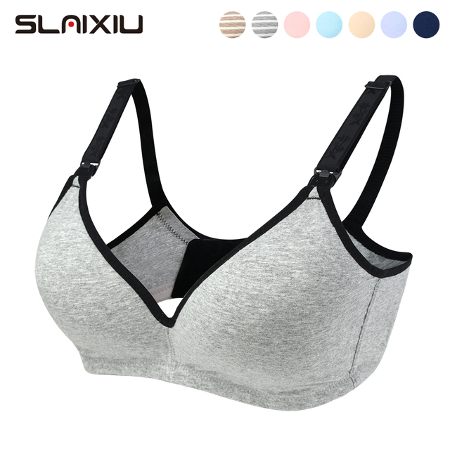 Biustonosze do karmienia piersią SLAIXIU - zestaw zawierający majtki i stanik ciążowy oraz do karmienia dla kobiet - Wianko - 6