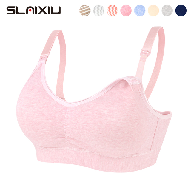 Biustonosze do karmienia piersią SLAIXIU - zestaw zawierający majtki i stanik ciążowy oraz do karmienia dla kobiet - Wianko - 3