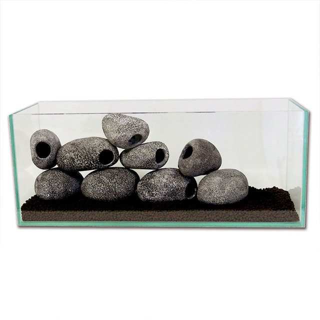 Pecute Jaskinia ceramiczna dla akwarium i stawu - Kamień ornamentalny, idealny do hodowli krewetek - Wianko - 3
