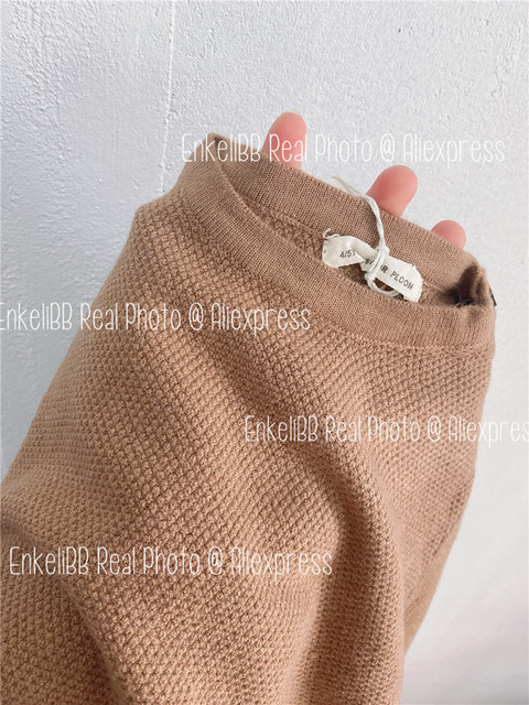 Bufiasty sweter EnkeliBB Soor Ploom dla dziewczynki, w stylu vintage z wiosennymi rękawami - jakość top, marka design - Wianko - 2