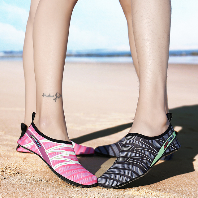 Nowe unisex sportowe buty do wody - szybkie wysychanie, brodzenie, pływanie, surfing - delikatne dno - Wianko - 14