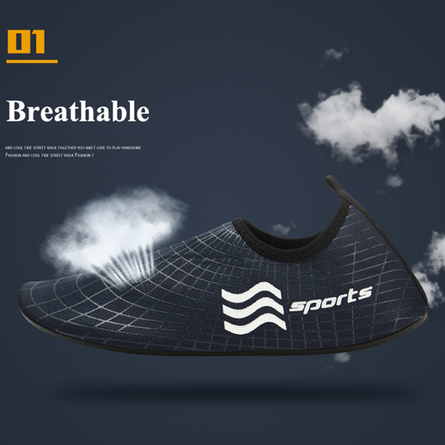 Nowe unisex sportowe buty do wody - szybkie wysychanie, brodzenie, pływanie, surfing - delikatne dno - Wianko - 30