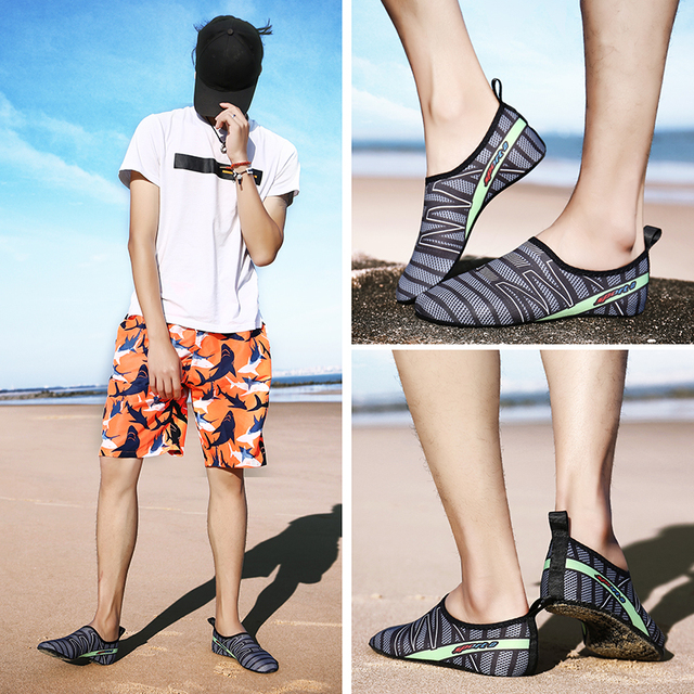 Nowe unisex sportowe buty do wody - szybkie wysychanie, brodzenie, pływanie, surfing - delikatne dno - Wianko - 18