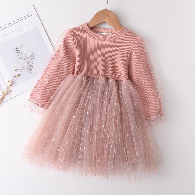 Sukienka Melario dla małych dziewczyn - dzianinowe ubrania dla dzieci na przyjęcie bożonarodzeniowe i inne okazje - Wianko - 27