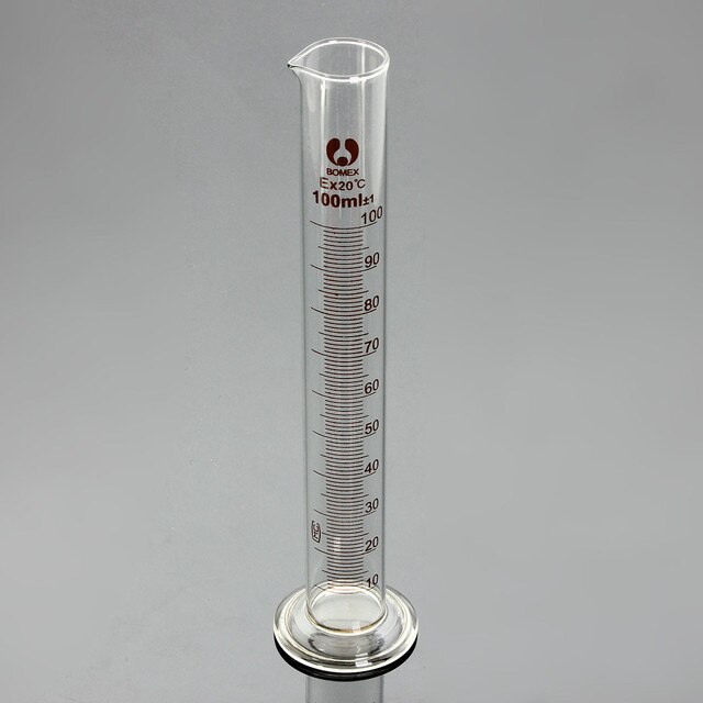 Miarka Cylinder pomiarowy szklany 100mL z wylewką - Wianko - 10