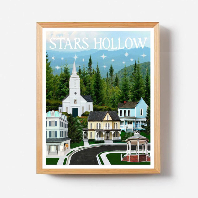 Plakat HD Hollow zainspirowany Gilmore Girls na płótnie do dekoracji wnętrz - Wianko - 7