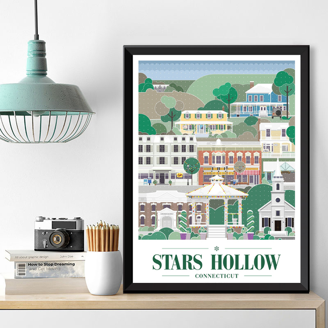 Plakat HD Hollow zainspirowany Gilmore Girls na płótnie do dekoracji wnętrz - Wianko - 6