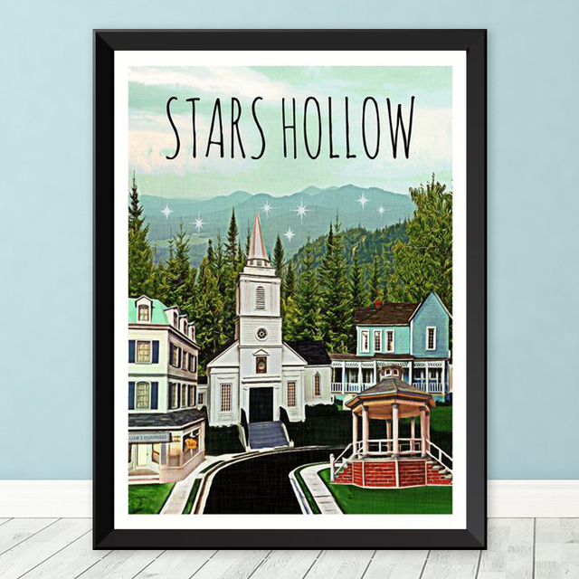 Plakat HD Hollow zainspirowany Gilmore Girls na płótnie do dekoracji wnętrz - Wianko - 5