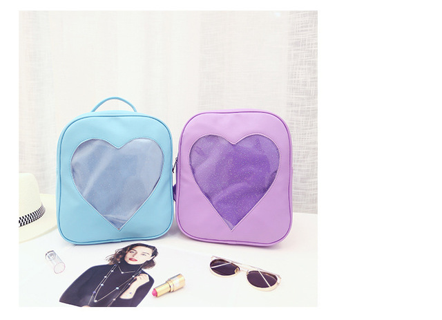 Plecak skórzany w kształcie serca dla nastolatek - Słodka Dziewczyna Lolita - Wianko - 29