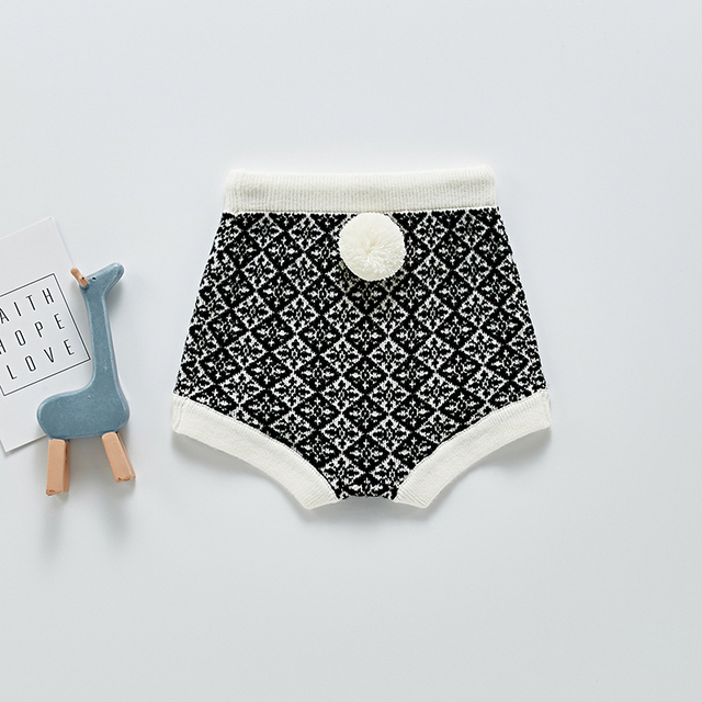 Spodnie dla niemowląt dziewczęcych i chłopięcych z miękkiej dzianiny w krótkim stylu z motywem ogonków królików, wykonane z miękkiej bawełny - Wianko - 9
