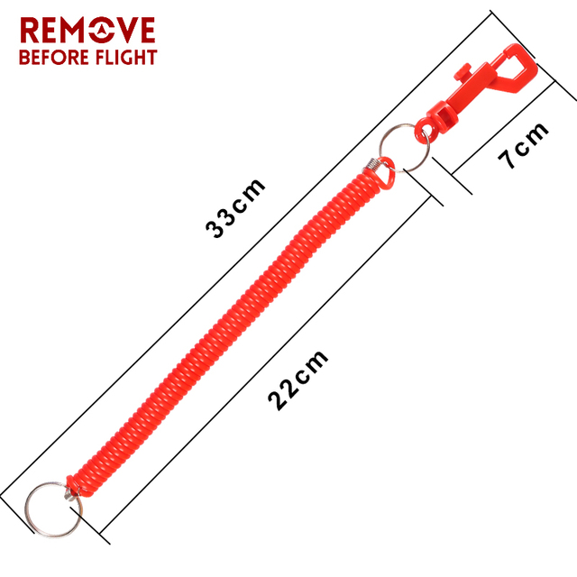 Czerwony brelok z linką wędkarską Hombre – bezpieczne zabezpieczenie kluczy w formie narzędzia do ryby - Wianko - 1