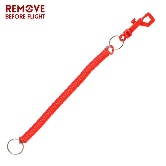 Czerwony brelok z linką wędkarską Hombre – bezpieczne zabezpieczenie kluczy w formie narzędzia do ryby - Wianko - 3