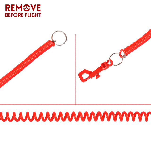 Czerwony brelok z linką wędkarską Hombre – bezpieczne zabezpieczenie kluczy w formie narzędzia do ryby - Wianko - 2