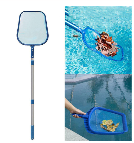 Siatka Leaf Skimmer Net z biegunem do usuwania liści gruzu do basenu, spa, fontanny i stawu - Wianko - 5