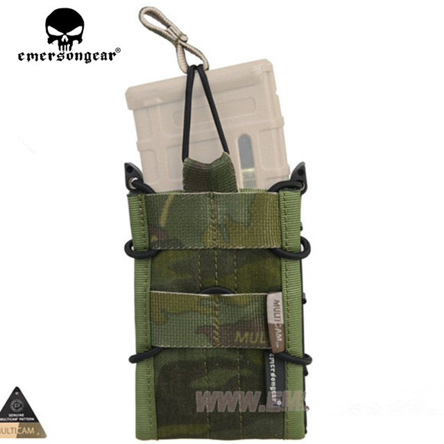 Nowy pokrowiec na polowanie Airsoft z pojedynczym magazynem EM6345 MOLLE od marki Emerson - khaki/brązowy/czarny - Wianko - 11