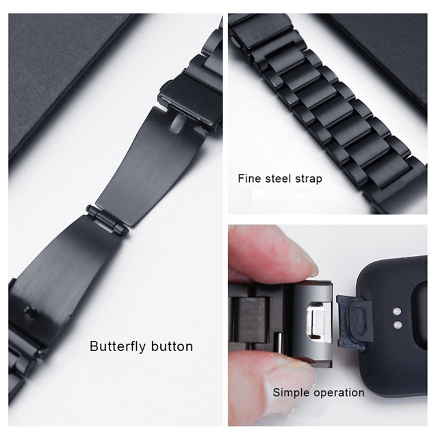 Pasek z stali nierdzewnej do zegarka Xiaomi Mi Lite/Redmi - metalowa wymienna bransoleta na rękę - Wianko - 6