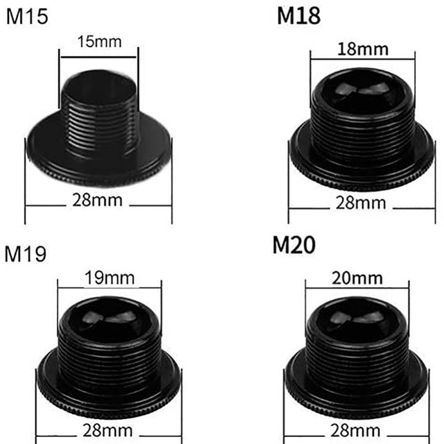 Korba rowerowa M15, M18, M19, M20 ze stopu aluminium 7075 do rowerów MTB i szosowych SHIMANO JIANKUN IXF - kapsle ochronne i śruby - Wianko - 1