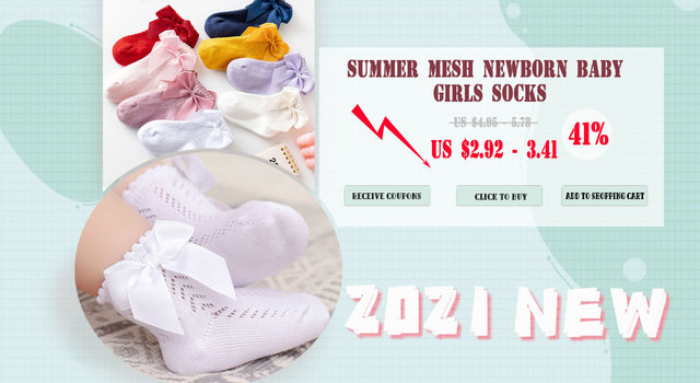 Rajstopy Lawadka 2021 Summer Mesh Baby Girl - moda Bowknot, dla noworodka, bawełna - Wianko - 2