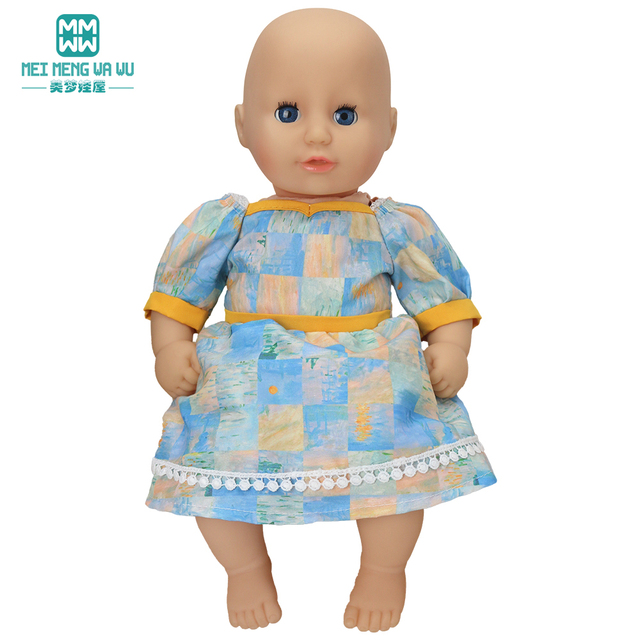 43-45cm Akcesoria dla lalki: Moda dla amerykańskiej lalki, sukienki, stroje kąpielowe, spódnice - Wianko - 51
