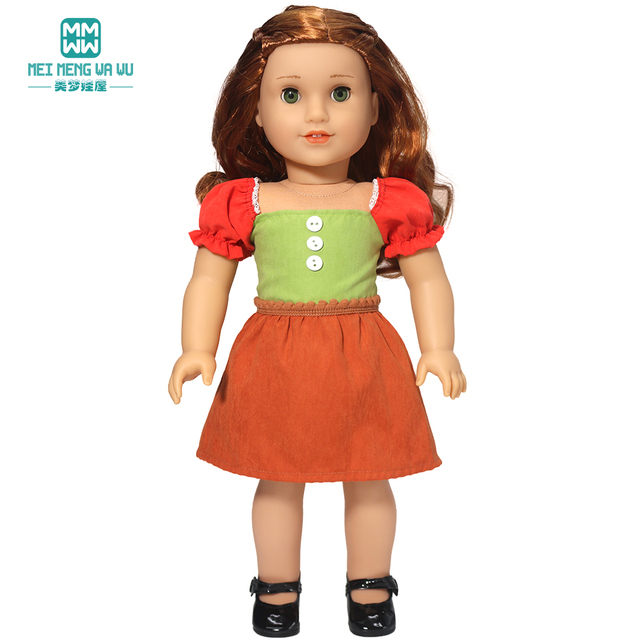 43-45cm Akcesoria dla lalki: Moda dla amerykańskiej lalki, sukienki, stroje kąpielowe, spódnice - Wianko - 48