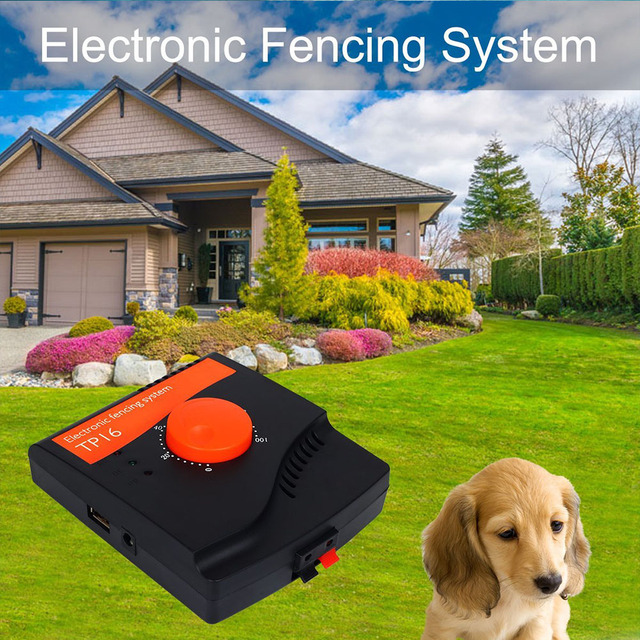 Obroża treningowa Pet System 5000m² - elektryczne ogrodzenie dla psa z regulacją szoku, odporna na wodę, z akumulatorem - Wianko - 5