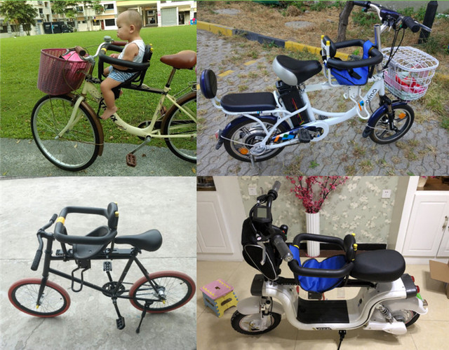 Rower dziecięcy siodełko 1-6 lat siedzenie rowerowe górski elektryczne składane siodło - Wianko - 4
