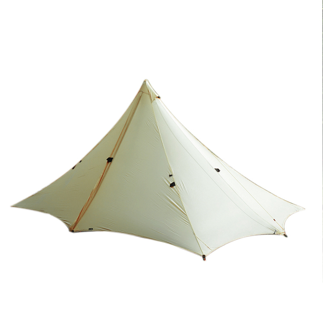 Namiot na wędrówki 2-osobowy ultralekki 20D Silnylon, waga 490g, wodoodporna ochrona przed deszczem, UV i przeciwsłoneczna baldachim - Wianko - 2