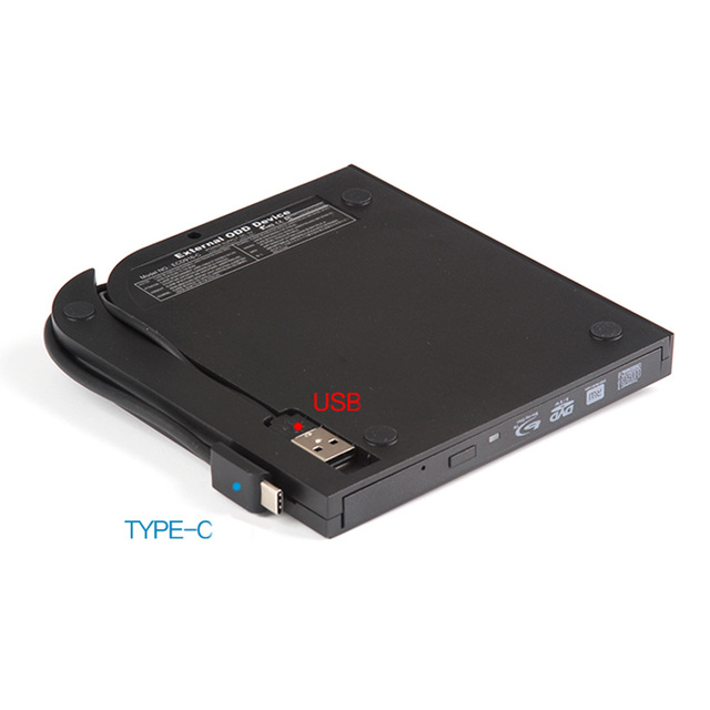 Zewnętrzny napęd Blu-Ray (4K) USB i type-c dla MacBook / Ultrabook / Netbook - Wianko - 2