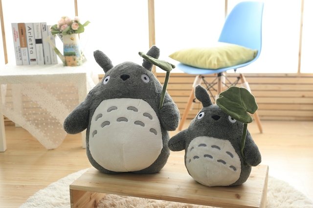 Śliczna prasa ślubna lalka Totoro - duży rozmiar, poduszka pluszowa, dekoracja wnętrza dziecięcego - Wianko - 2