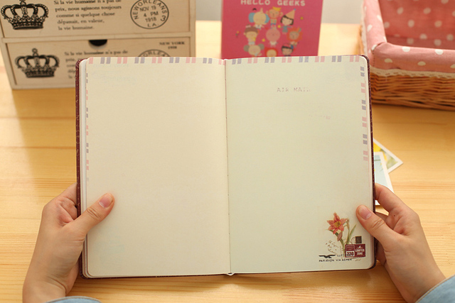 Notatnik z twardej okładki w stylu retro, z tkaniną w kwiatowy wzór, idealny dla studentów i twórców - dziennik, pamiętnik i planer - Wianko - 13
