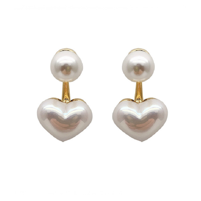 Kolczyki wiszące 925 srebrne, proste, z małą perłą, dla kobiet o temperamentnym stylu celebrity - wykwintna biżuteria - Wianko - 28
