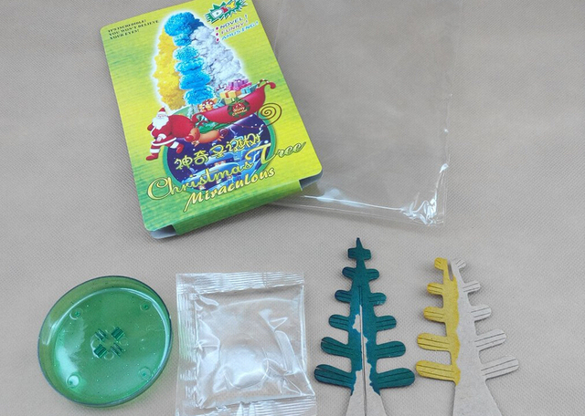 Wzrostowe drzewo papierowe z kolorowymi DIY kryształami, 170mm, świetna zabawka dla dzieci - Wianko - 7
