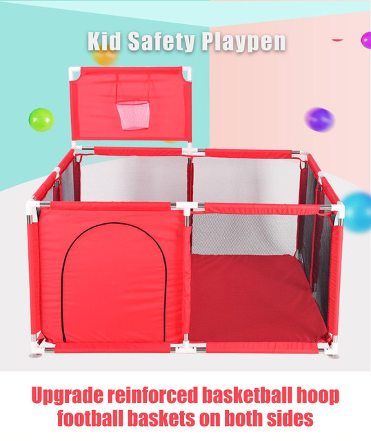 IMBABY Kids - suchy basen z piłeczkami, meble dla dzieci, kojec, plac zabaw, namiot, ogrodzenie Play Yard - rozrywka dla maluchów - Wianko - 11