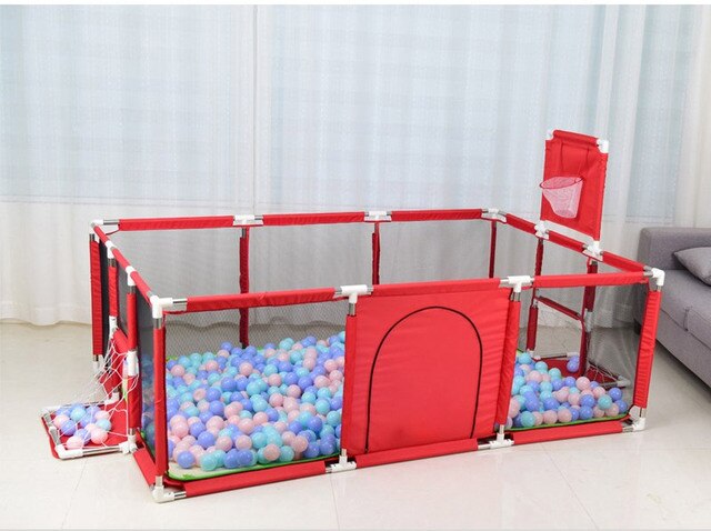 IMBABY Kids - suchy basen z piłeczkami, meble dla dzieci, kojec, plac zabaw, namiot, ogrodzenie Play Yard - rozrywka dla maluchów - Wianko - 12