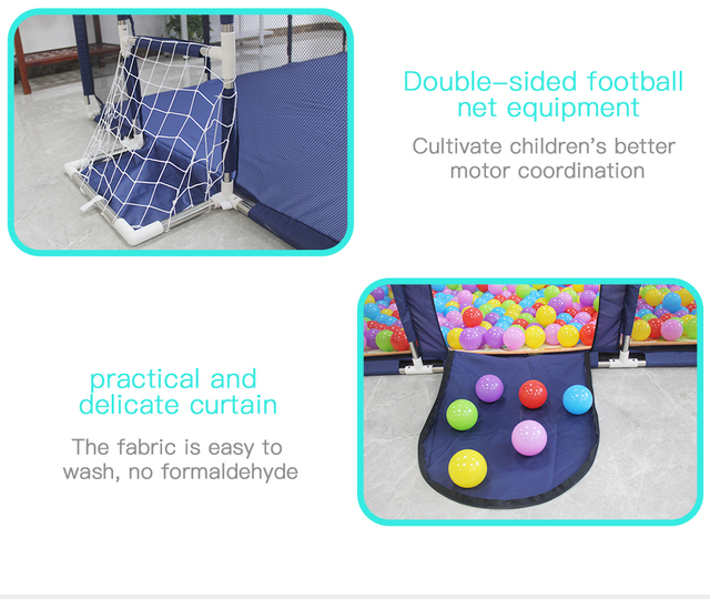 IMBABY Kids - suchy basen z piłeczkami, meble dla dzieci, kojec, plac zabaw, namiot, ogrodzenie Play Yard - rozrywka dla maluchów - Wianko - 22