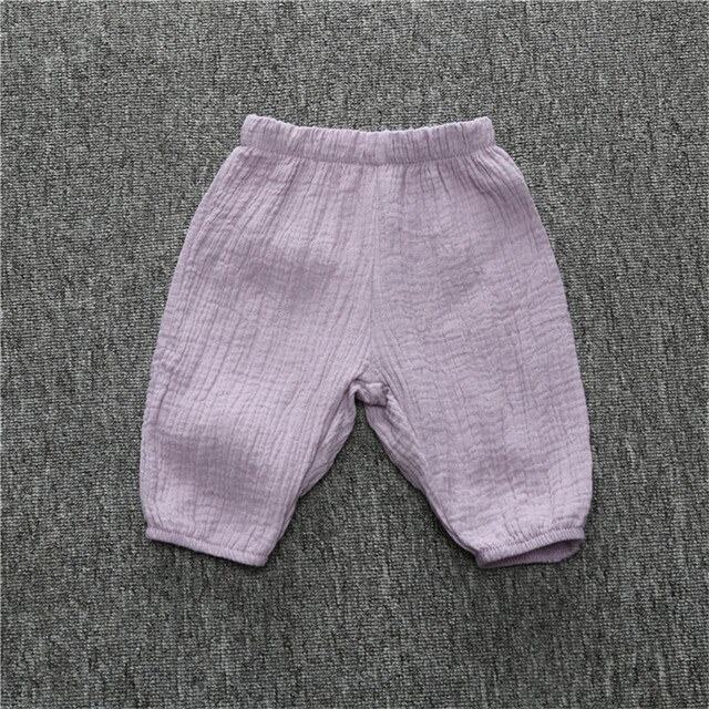 Dziewczynki Bloomer - Bawełniane spodnie letnie (szorty) z szerokimi nogawkami - Wianko - 8