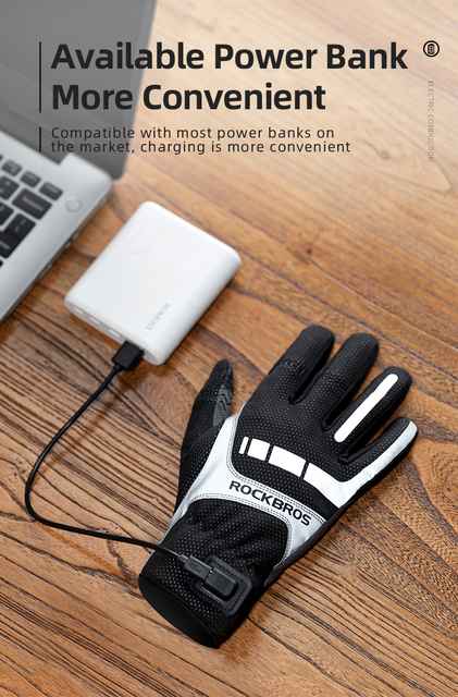Rękawice zimowe z funkcją rozgrzewania USB i ekranem dotykowym - Wianko - 8